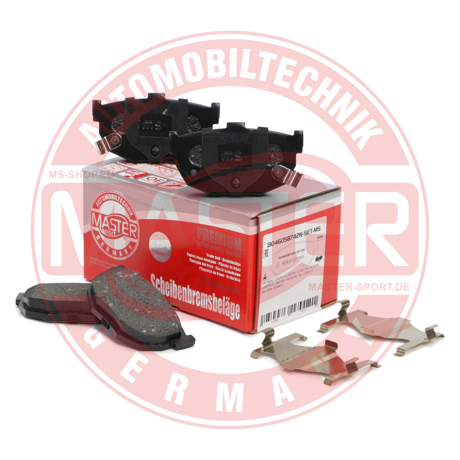 Placute frana MASTERSPORT GERMANY 13046058742N-SET-MS